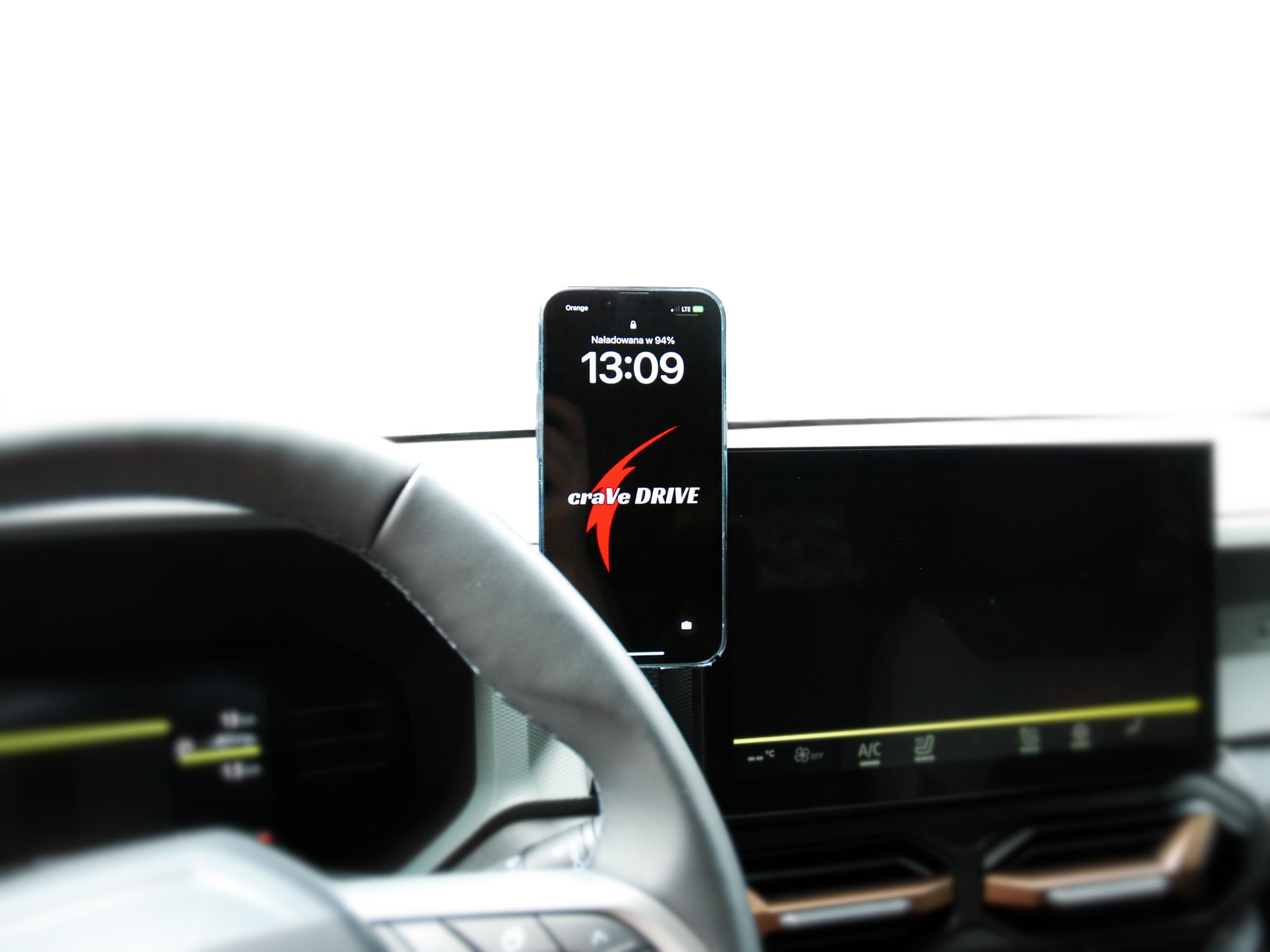 Supporto magnetico per cellulare con funzione di ricarica wireless per Dacia Jogger, Duster III, Bigster e Striker, adatto per YouClip, supporto magnetico per cellulare