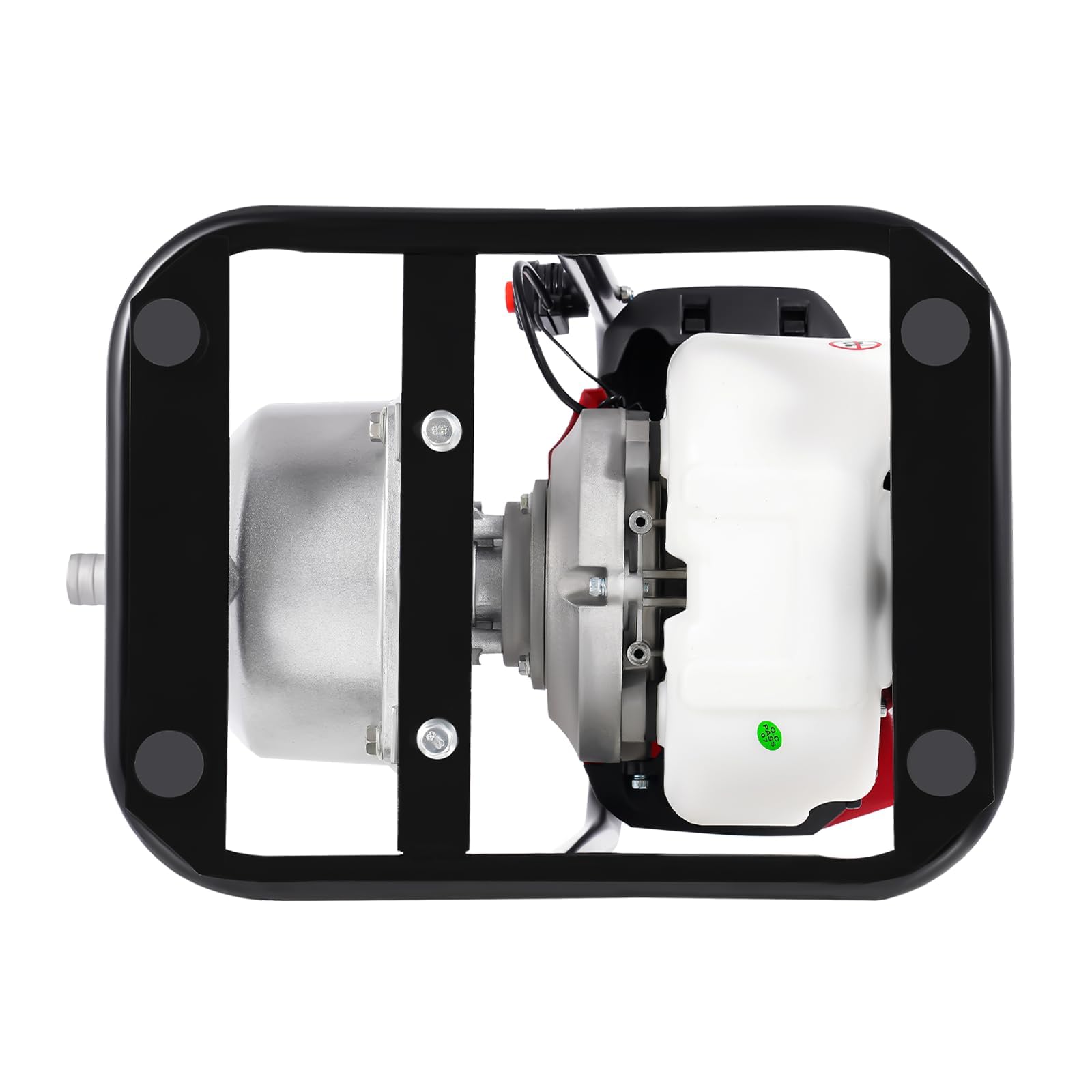 Bomba de Agua de Gasolina Estabeter, 4 Tiempos, 38 cc, 1200 W, Negro y Rojo, Moderno, Aleación de Aluminio, Hierro, ABS, Bomba de Motor de Gasolina, Portátil para Jardín