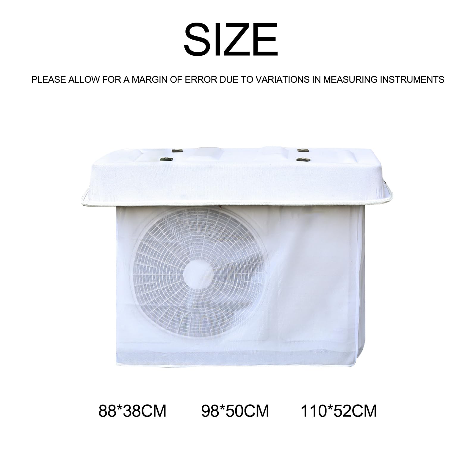 Capucha Equipo Aire Acondicionado Impermeable Cubre Aire Acondicionado Exterior Protector De MáQuina De Aire Acondicionado para Todas Las Estaciones Accesorios ,88*38cm
