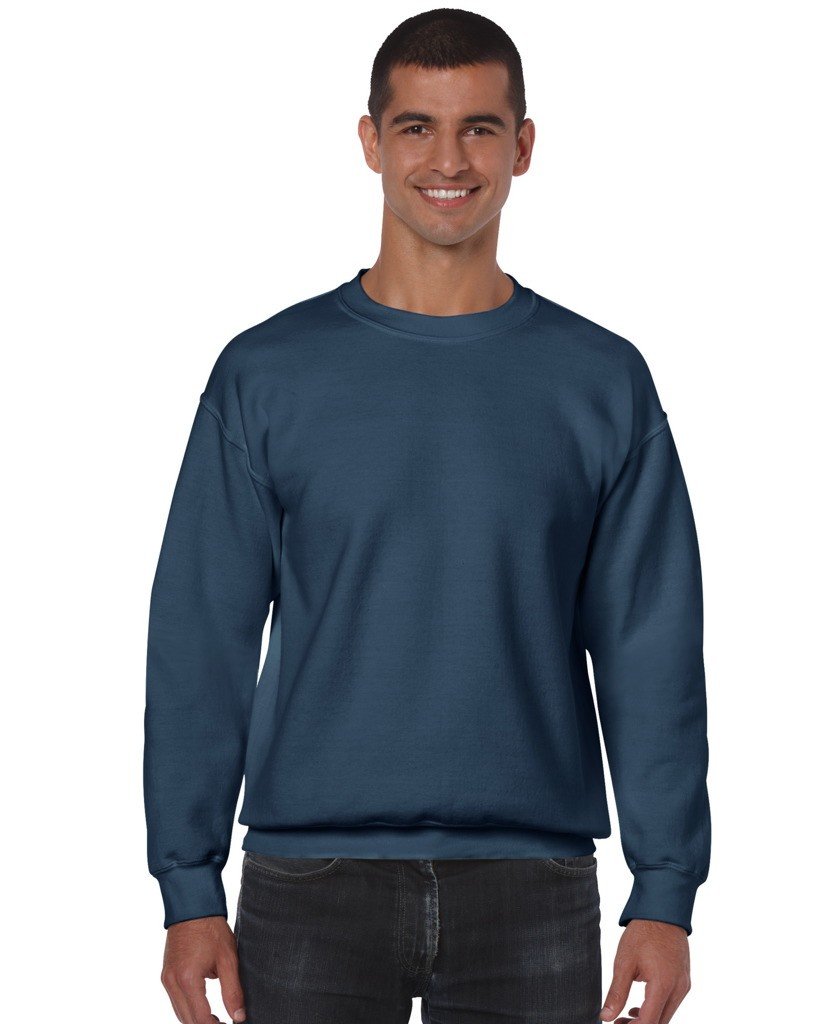 Gildan Men's Sweatshirt - Blue - Medium