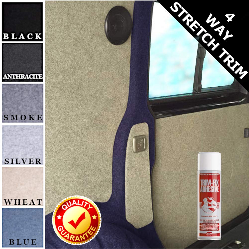 Buy Van Lining Carpet Choose Size and Colour 4 Way Stretch Camper