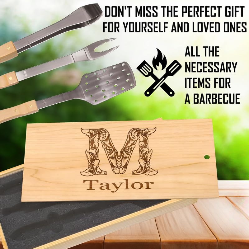 Set exclusivo para parrilla con grabado personalizado miniatura 6