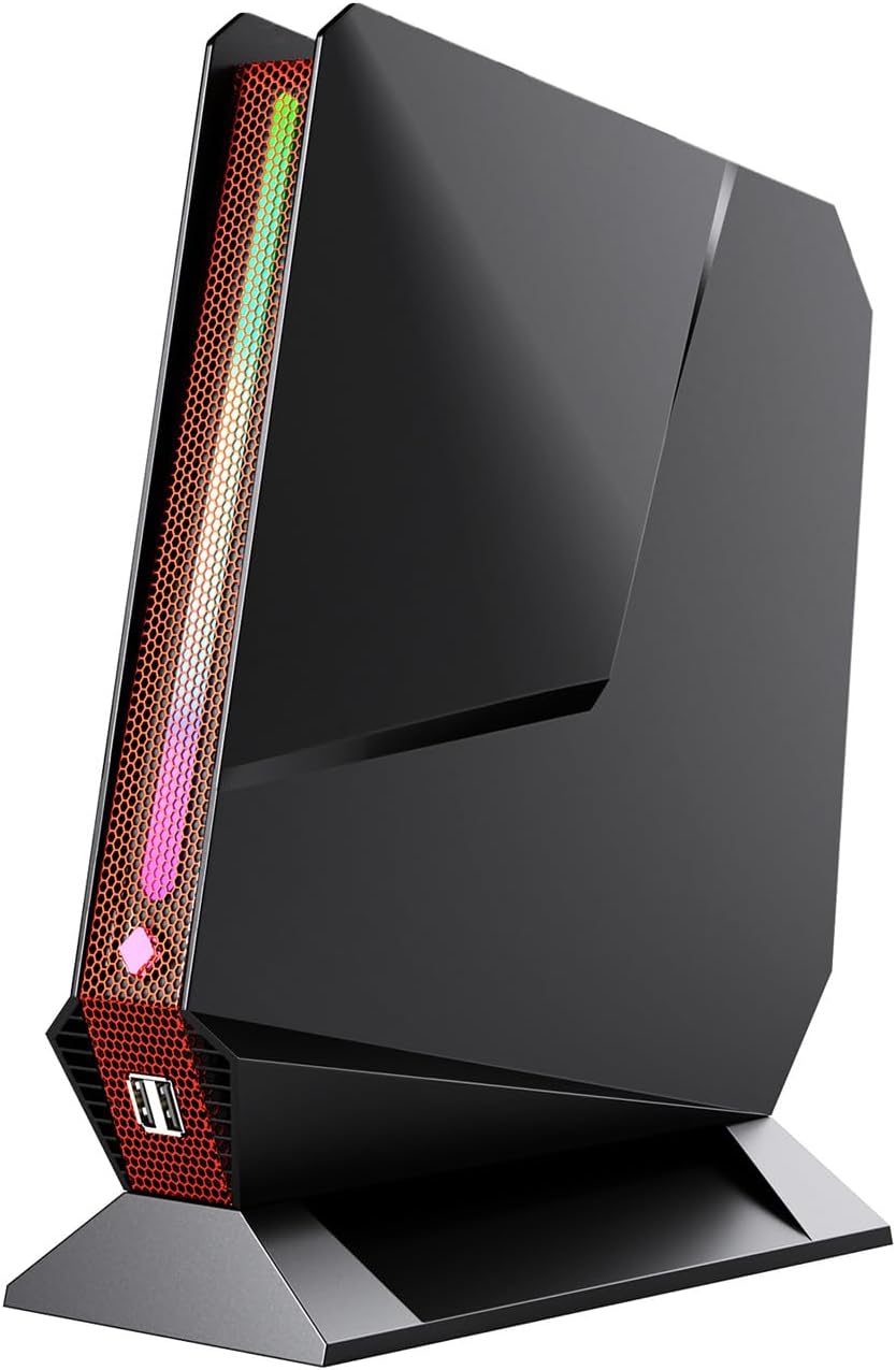 Mini PC Gaming, Intel I7-8750H Mini PC Nvdia GTX1050 DDR5 RGB Lights ...