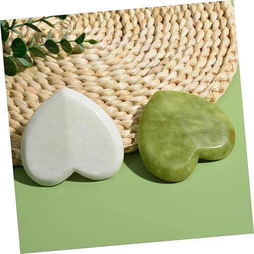Miniatura 8 de FOMIYES 5pcs Jade Scraping Board Gua Sha Herramienta de masaje Guasha Herramienta de masaje raspador facial Rascador muscular Piedra Natural