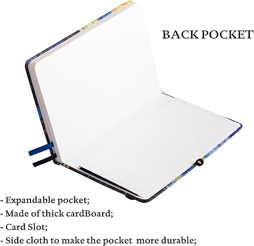 Miniatura 7 de Corderona Diario de puntos balas, Van Gogh Vincent Starry Night, cuaderno de tapa dura A5