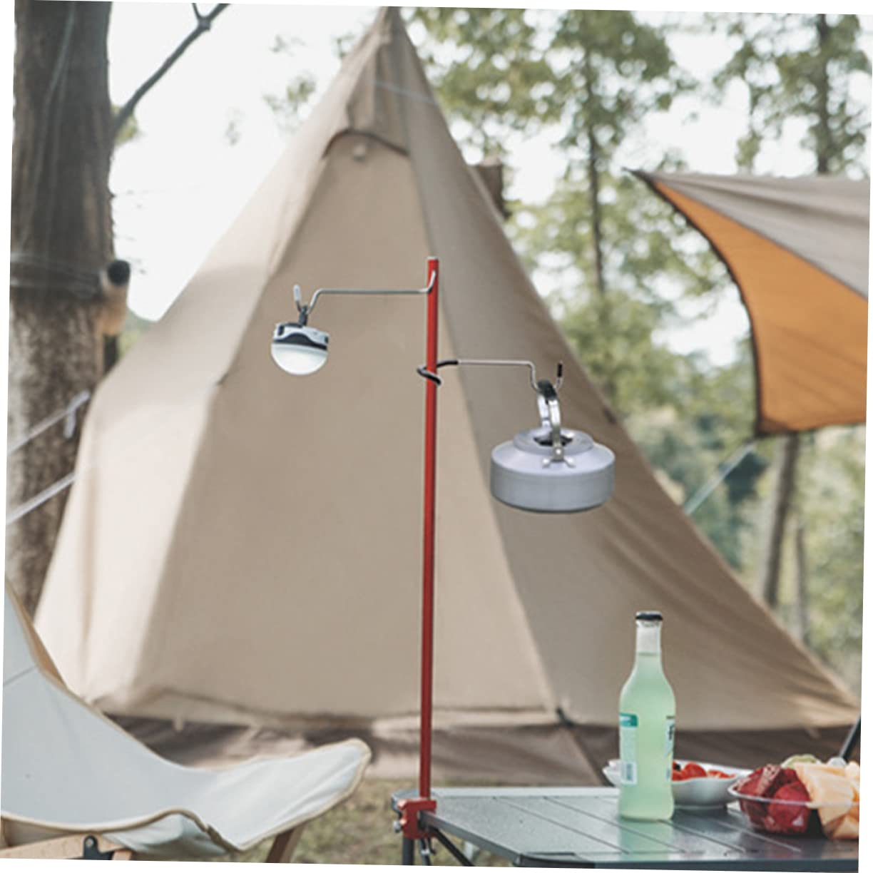 VANZACK S-Shape Metal Camping Hooks Sturdy Hangers for Tent Poles Lanterns Bags