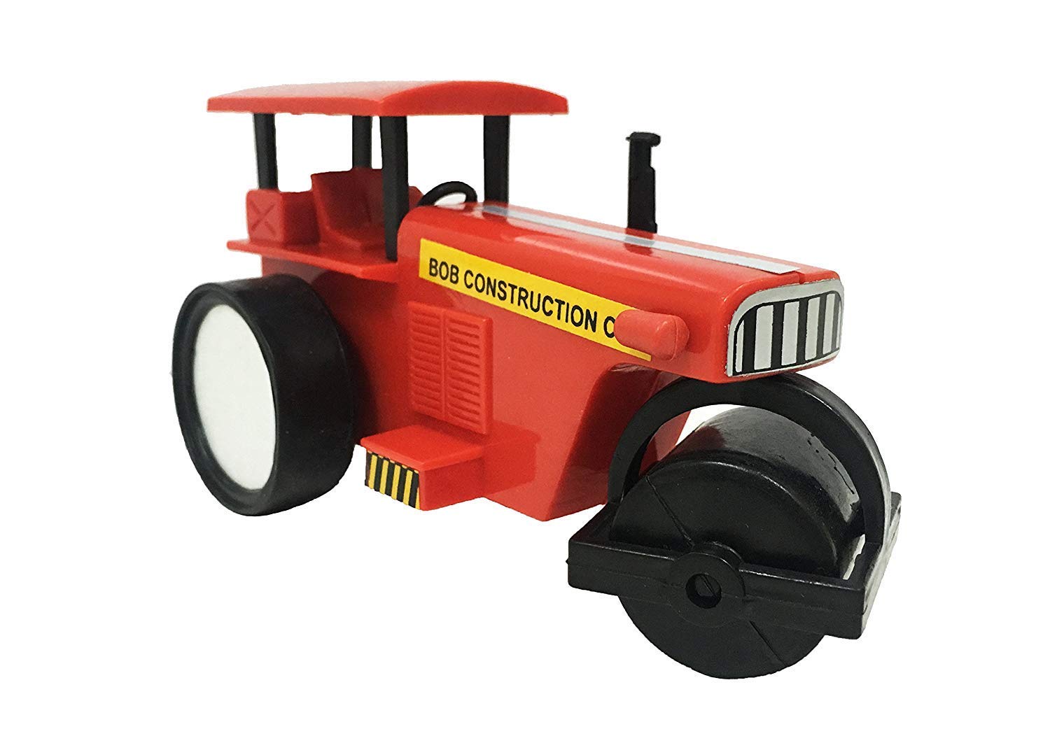 Nprc Road Roller Miniature Automobile Toy (Pull Back Action) (Red) - Kids