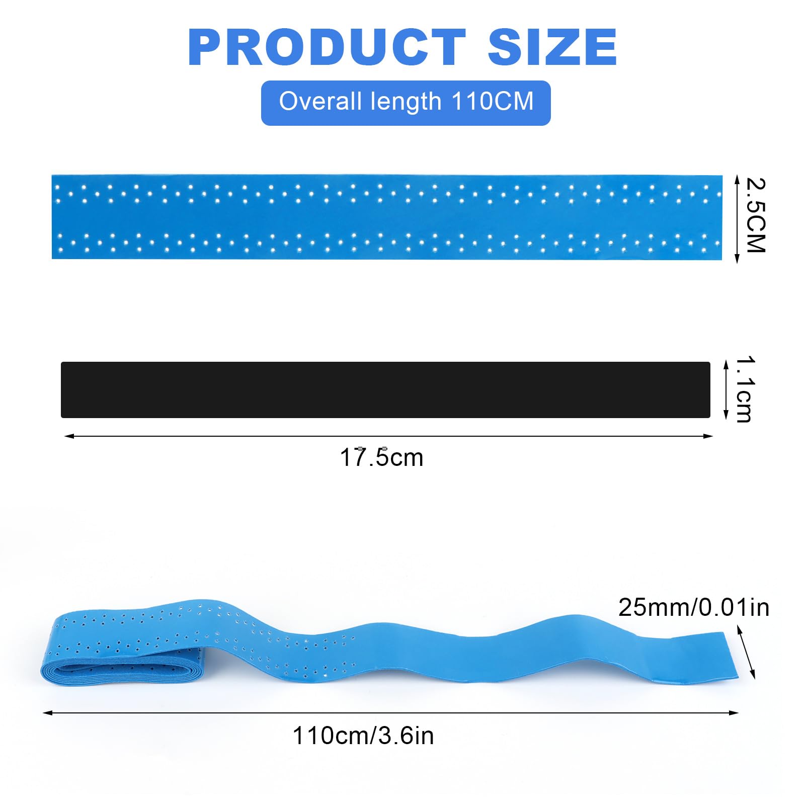 UKOFEW Overgrips Padel 6 Piezas Antideslizante Secado Rápido Raqueta Tenis Bádminton