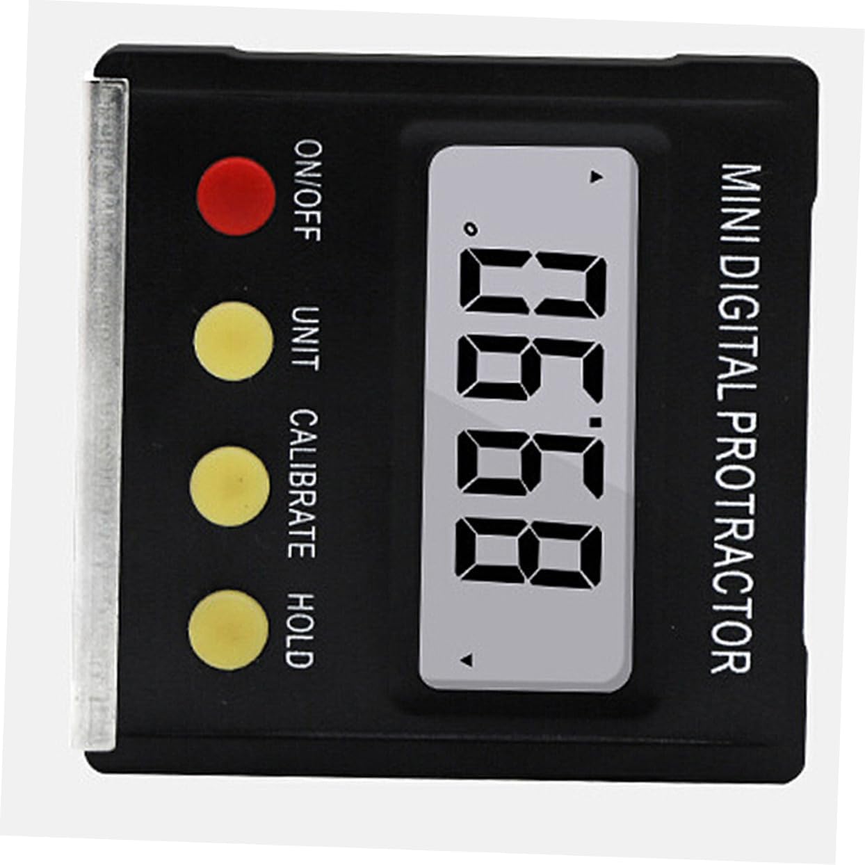 DOITOOL 2 pcs Mini Digital Inclinometer with LCD Display Portable Angle for Precise Tilt Measurement Convenient Compact Design for Woodworking and DIY Projects