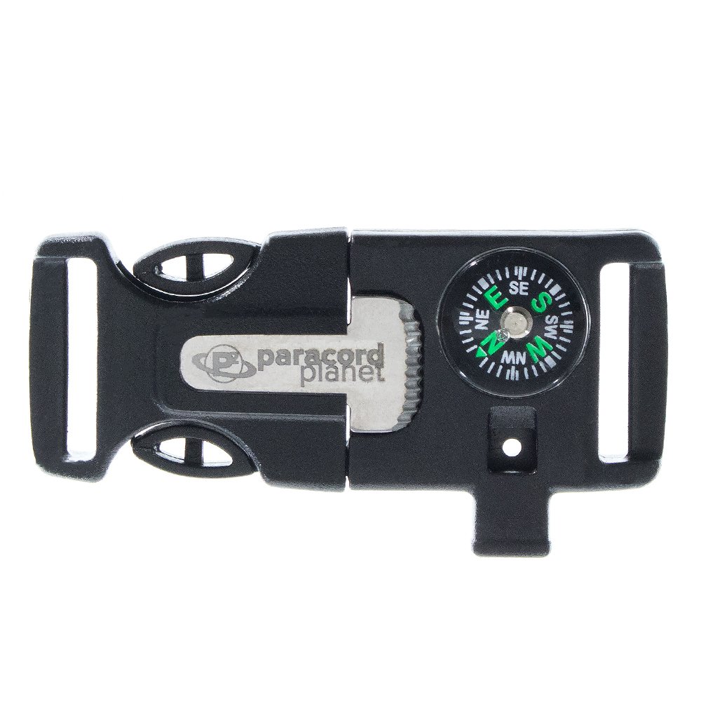 Paracord Planet Plastic Side Release Emergency Survival Utility Buckles & Whistle Buckles – Choose from 1/2”, 5/8” or 3/4”