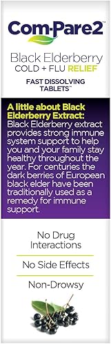 Miniatura 8 de Com-Pare2 Alivio del resfriado y gripe de saúco negro