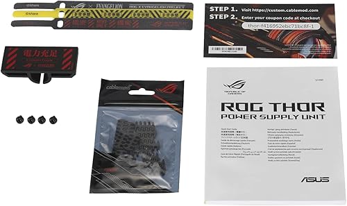 Miniatura 29 de ASUS ROG Thor 1000W Platinum II EVA Edition V2 (fuente de alimentación totalmente modular, 80+ Platinum, certificado Lambda A++, ventilador PWM de