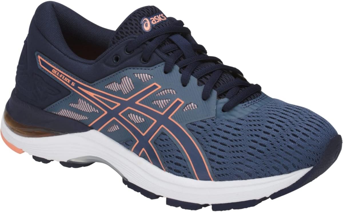 ASICS Men's GEL Flux 2 Running Shoe 11 B(M) US Blue/Canteloupe/Peacoat