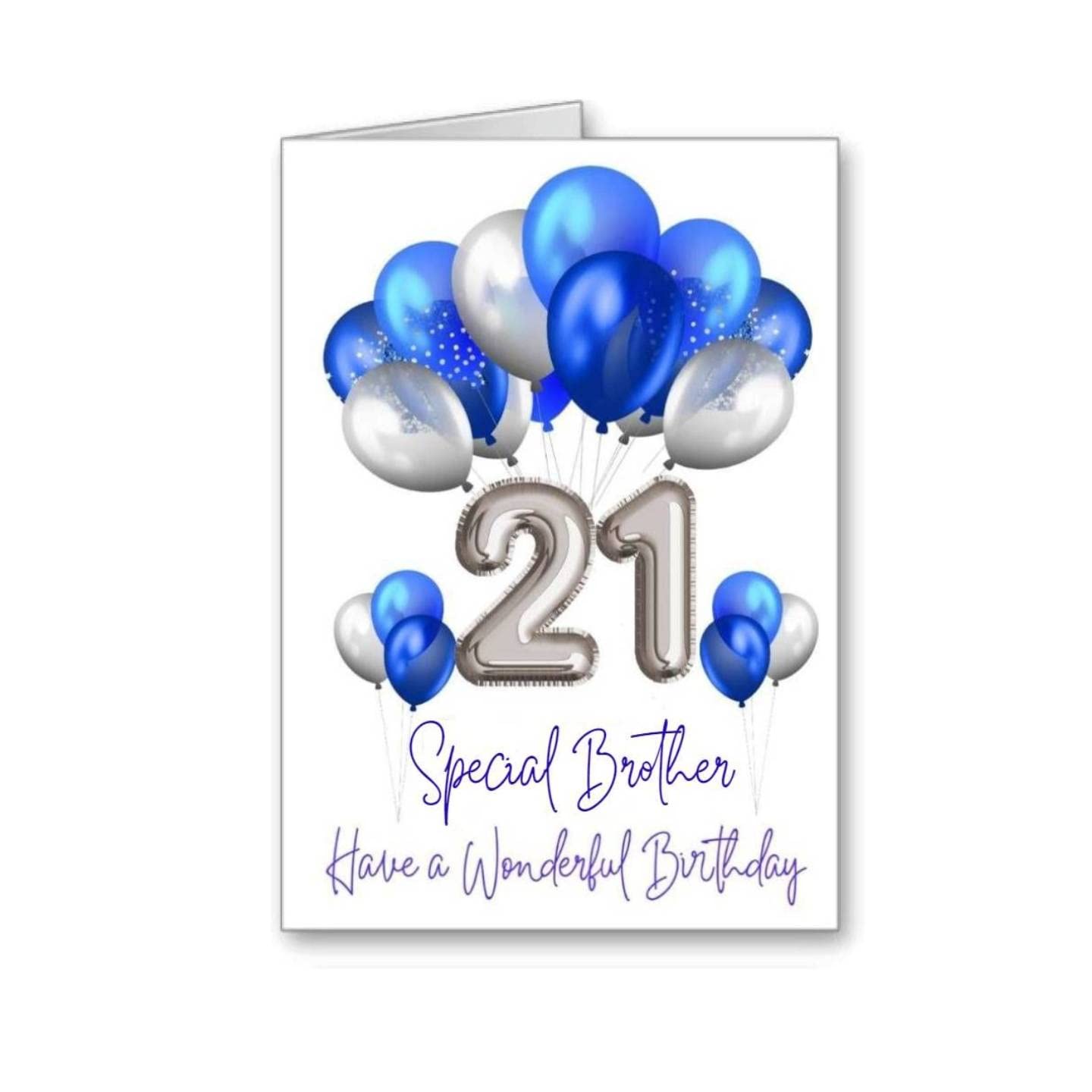 Hunts England Biglietto di auguri per il 21° compleanno con scritta Happy Birthday 21 - To The Best Sister In The World, collezione iconica, grande, 210 x 210 mm