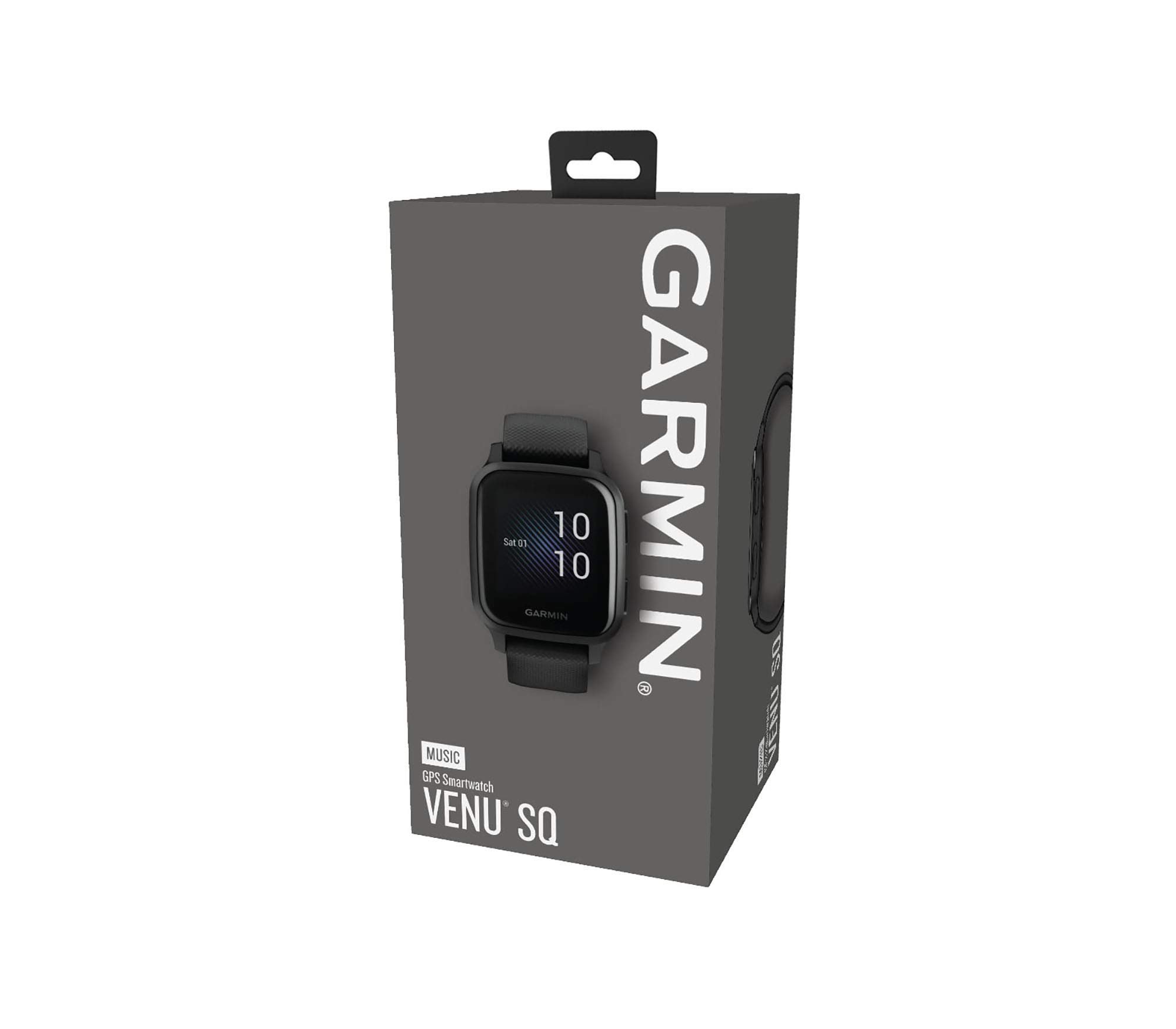 Garmin Venu Sq Music, Smartwatch GPS Sport con Lettore Musicale, Monitoraggio della Salute e Garmin Pay, Nero (Nero/Ardesia)