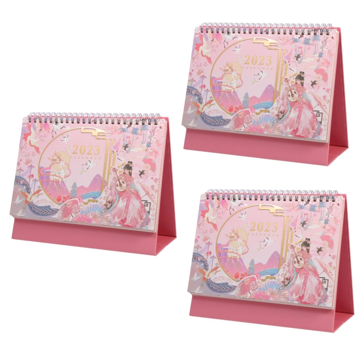 VILLCASE 3pezzi Scrivania Planner Mensile Retro Design Per e Casa Per e Capodanno