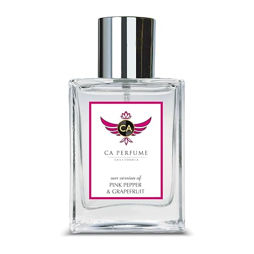 CA Perfume Impresión de pimienta rosa y pomelo para mujeres y hombres réplica fragancia Dupes Eau de Parfum botella en espray 1.7 Fl Oz1.7 fl oz-X1