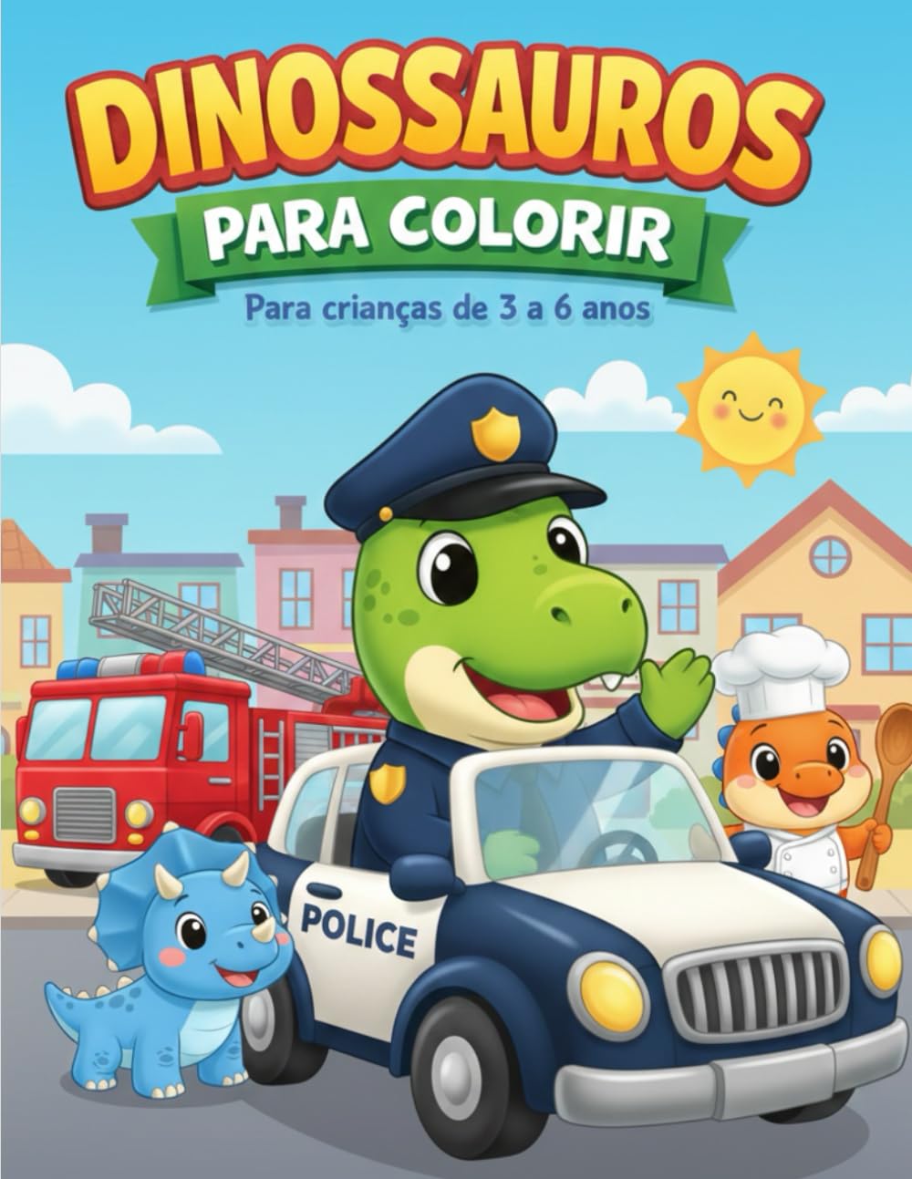 Dinossauros para colorir