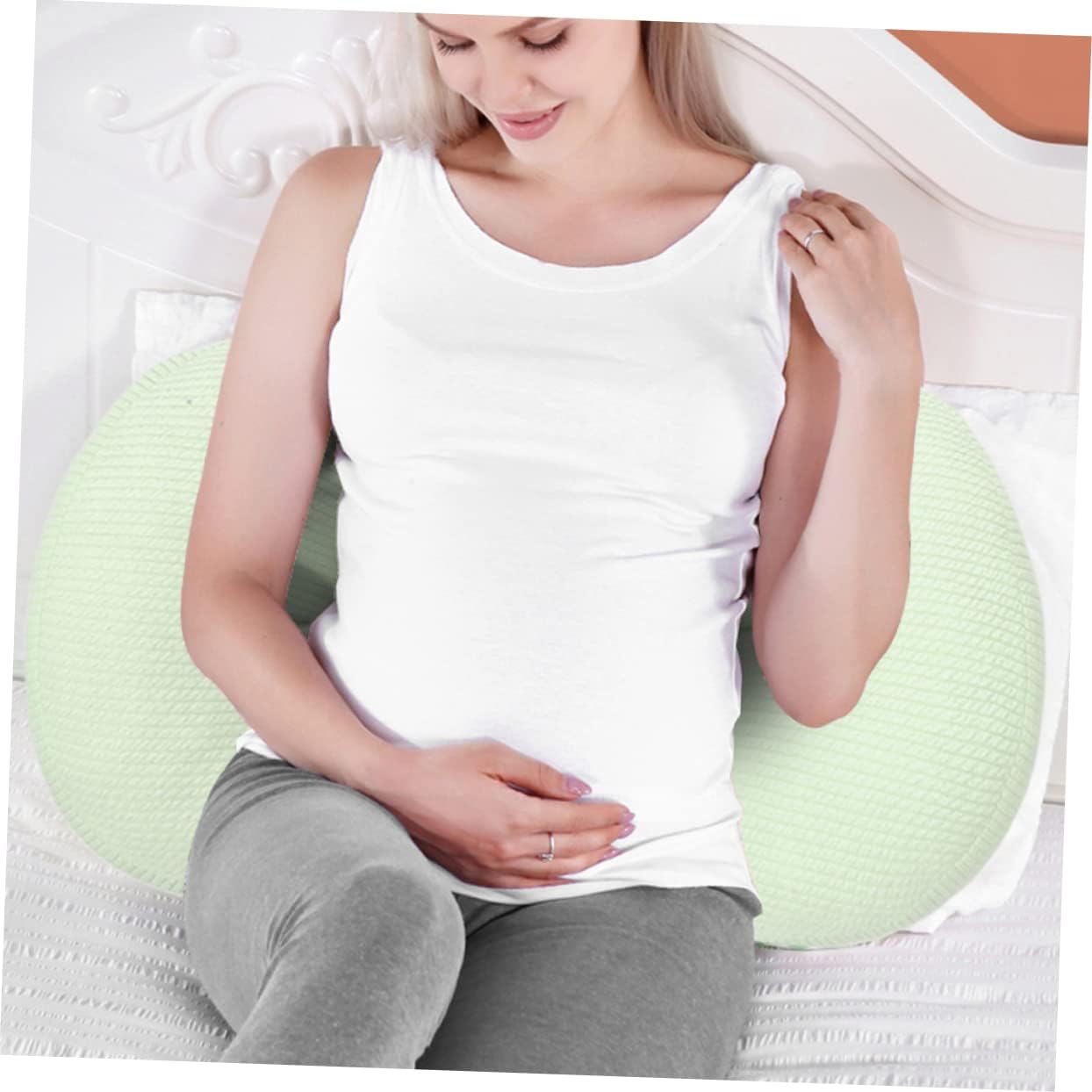 Pregnancy Pillow Maternity Pillow U-Shaped Design for Abdominal Waist Support