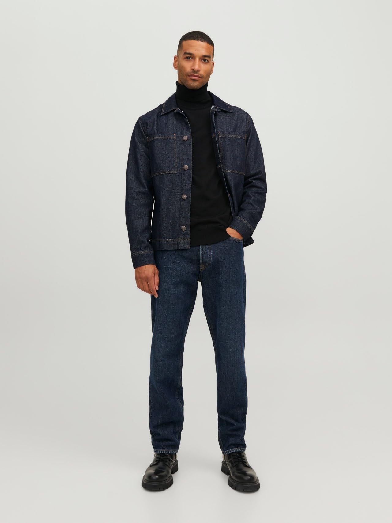 JACK & JONES Premium Turtleneck Plain Turtleneck