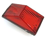 Universal Motorcycle 12v Tail Light Assembly - Dirt Bike Enduro Cafe Custom XR Style XR600 XR650R XR650L And Many More