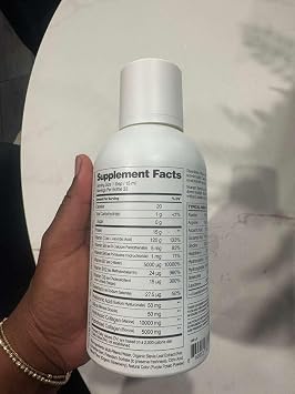 Liquid Collagen Max Super Elixir 15,000mg Hydrolyzed Collagen (Marine + Bovine) with Hyaluronic Acid, Biotin, Vitamin C & B Complex Liquid Collagen for Women Skin, Hair & Joints 16.9 oz