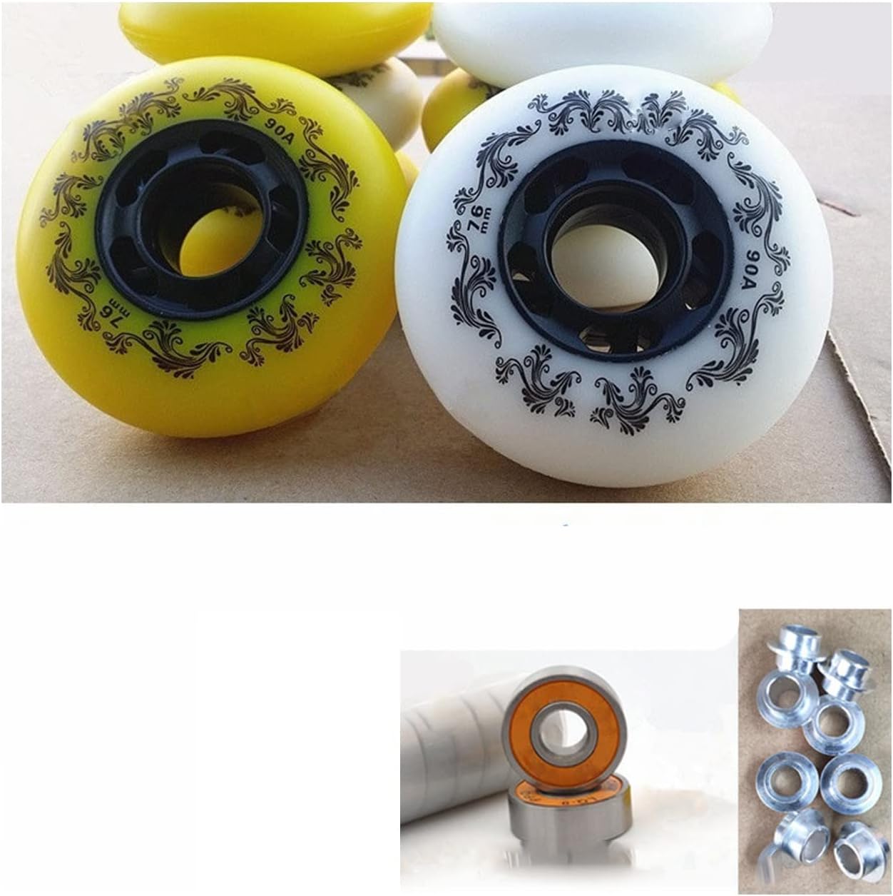 Buy KEZaiZHe Skate Wheels, Inline Skate Replacement Wheels with