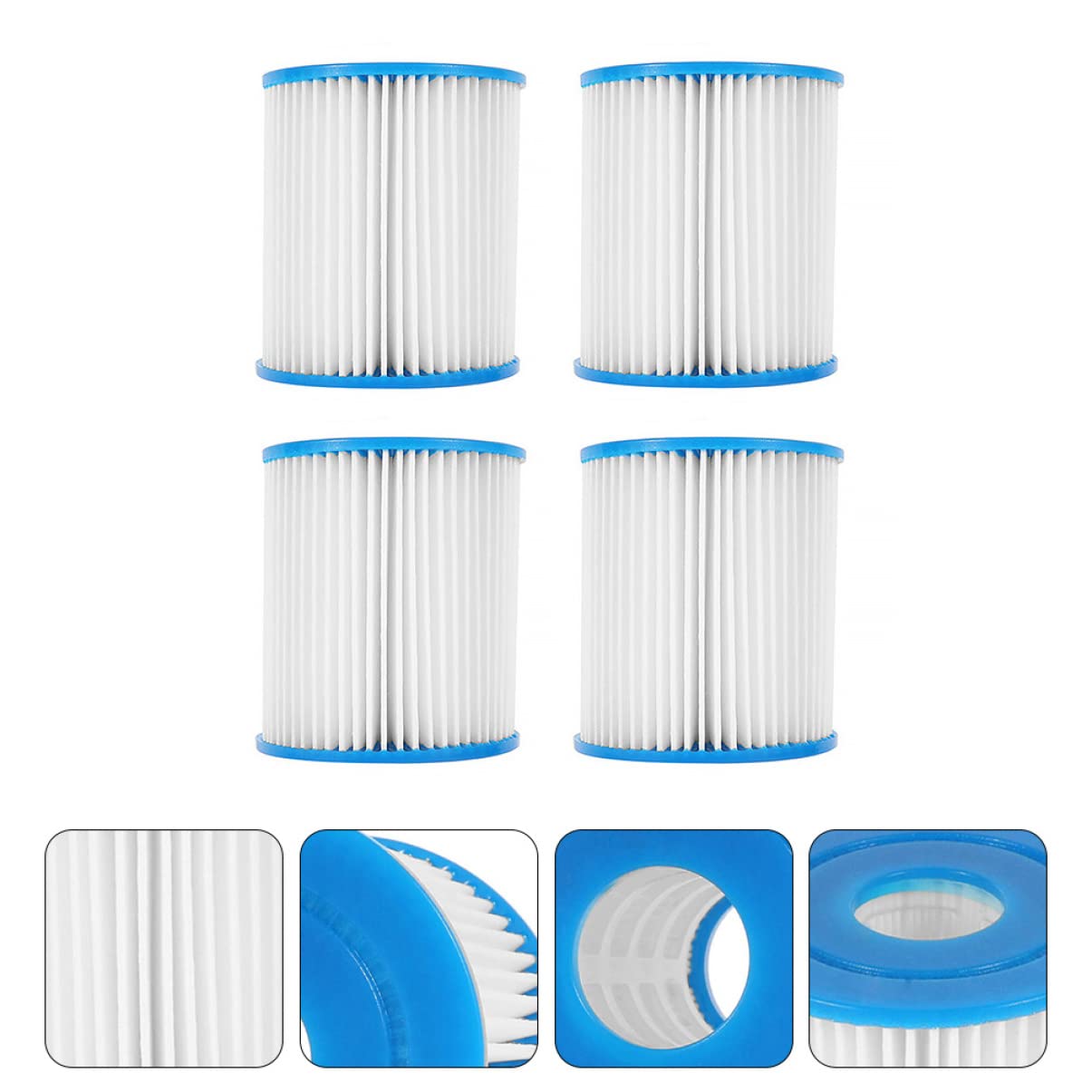 BESTonZON 2 Series De Filtro De Repuesto para Piscina De Compatible con Bomba De Agua De De Limpiar Y Mantener para Equipos 4 Piezas X 2