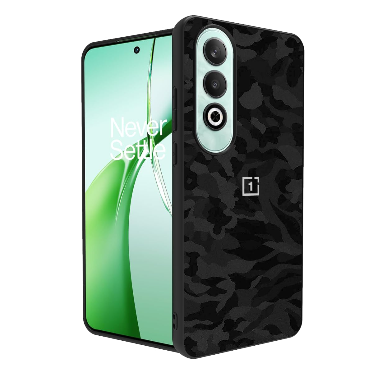 RIGGEAR Sleek Back Cover Case Compatible with OnePlus Nord CE4 5G (TPU+PC | Black Camo) (B0D1XNMJT5) Amazon Price History, Amazon Price Tracker