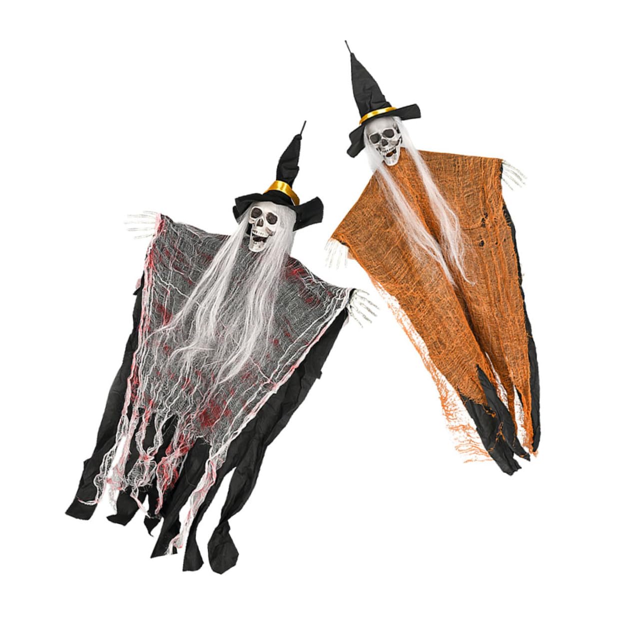 2pezzi Oggetti Di Scena Per Case Infestate Da Appendere Decorazioni Da Giardino Forma Di Scheletro Appendere Per Halloween Decorazioni Per Feste e Allestimenti Unici