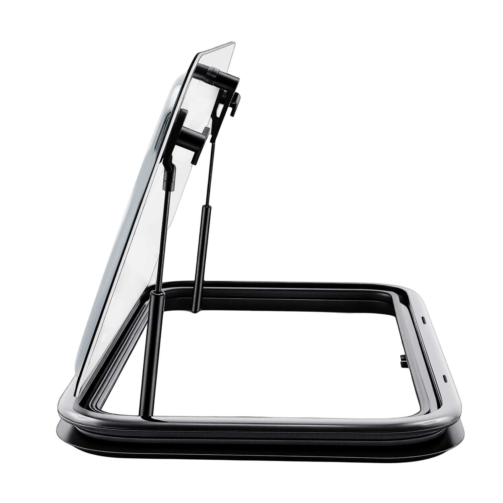 Fenêtre battante pour camping-car - 700 x 400 mm - Avec rideaux de protection solaire et moustiquaire - Pour camping-car, caravane, fourgon, van - 700 x 400 mm
