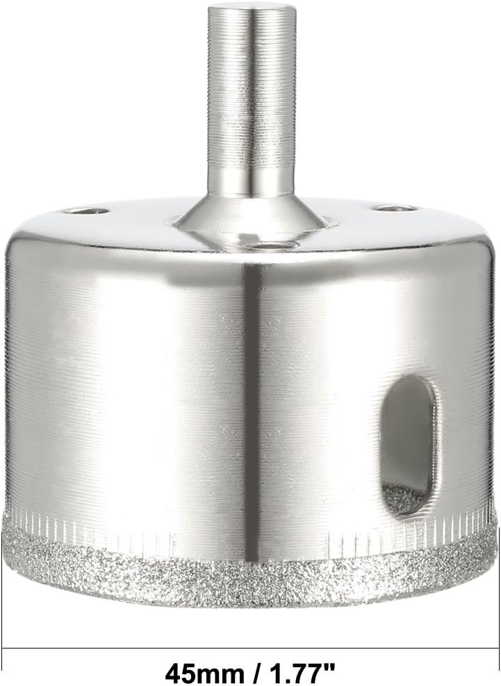 Sourcingmap 2pcs 45mm Diamond Drill Bit Hole Saw for Glass Tile Marble Fiberglass Ceramic Stone Bottles Pots - Image 3
