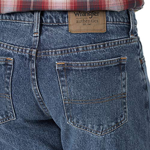 Image of Wrangler Men's Loose Fit Cotton Jeans (Grey, Vintage Stonewash)