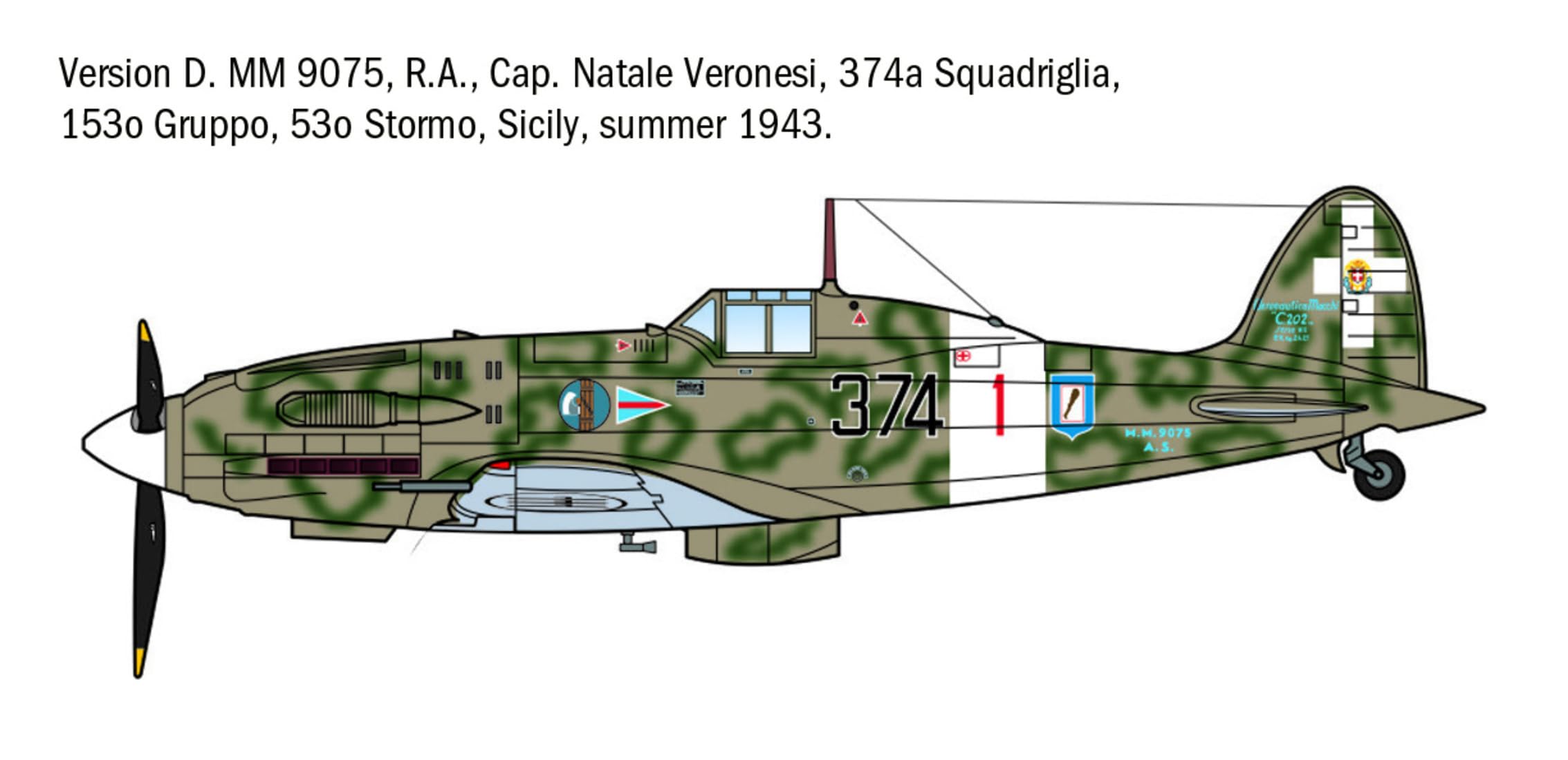 Amazon.co.jp: イタレリ 1/72 WW2 イタリア マッキ MC.202