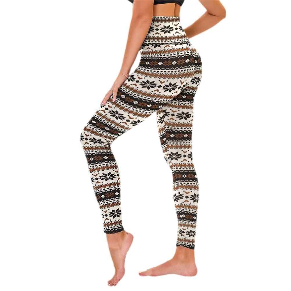 TNNZEET High Waisted Leggings for Women - No See Through Tummy Control Cycling Workout Yoga Pants with Pockets Reg &amp; Plus