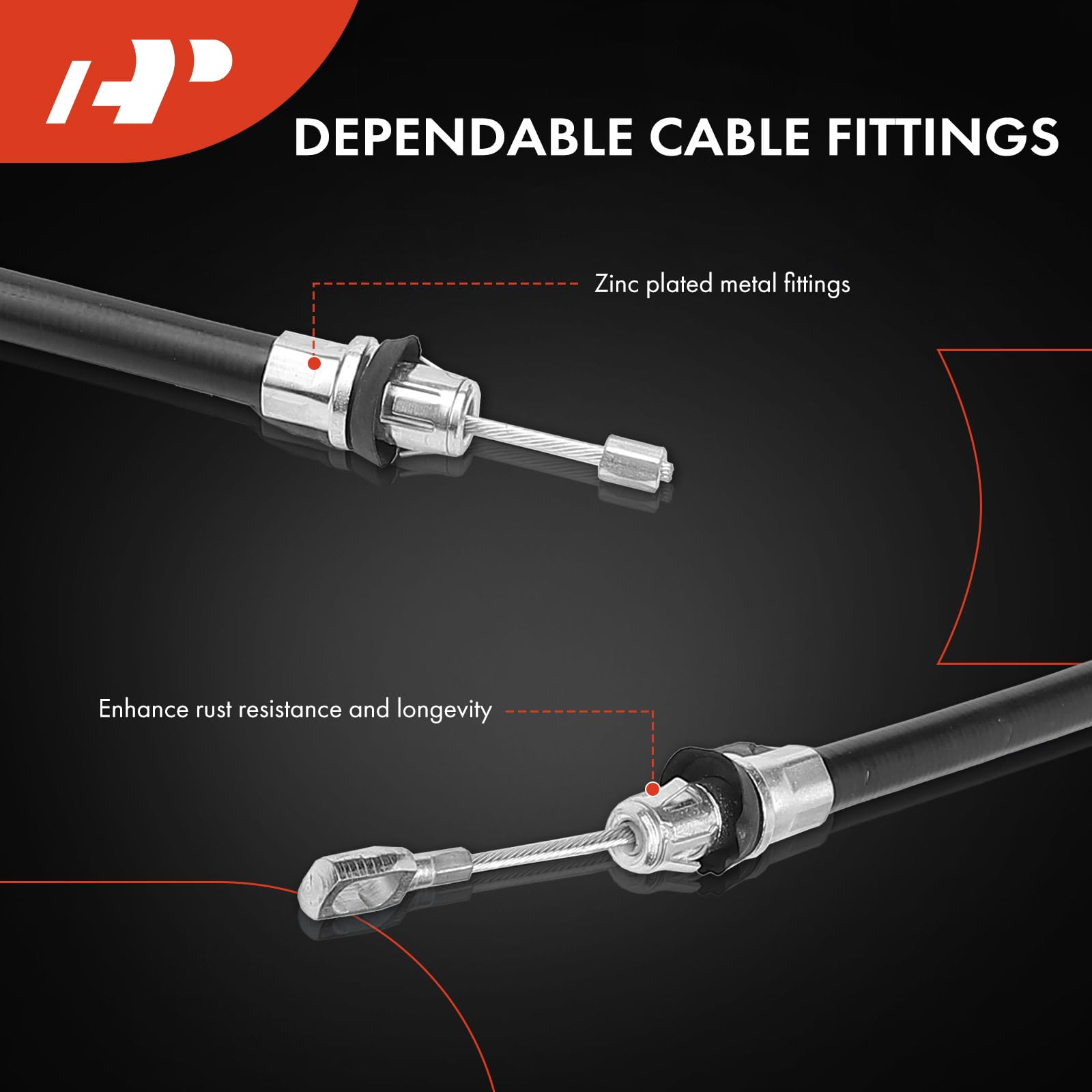 ハバーンド様へ Amazon.com: A-Premium Rear Driver Side Parking Brake Cable