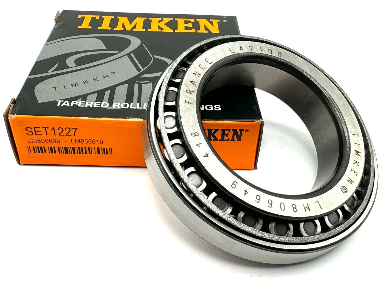 TIMKEN LM806649 LM806610 Tapered Roller Bearing Set 1227 2.1/8”X3.1/2”X3/4”