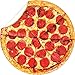 Vessia Pizza Printed Throw Blanket, Realistic Funny Round Food Blanket for Adults and Kids, 300GSM Novelty Pepperoni Pizza Throw for Couch, Sofa, Bed, Fun Home Decor for All Seasons(60 inches)