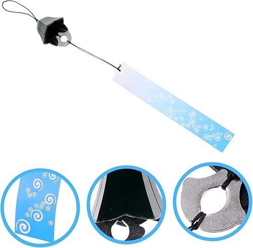 Miniatura 9 de NOLITOY Campana de viento de templo japonés, campanilla de viento retro, campanilla de viento para el hogar, balcón, decoración conmemorativa,