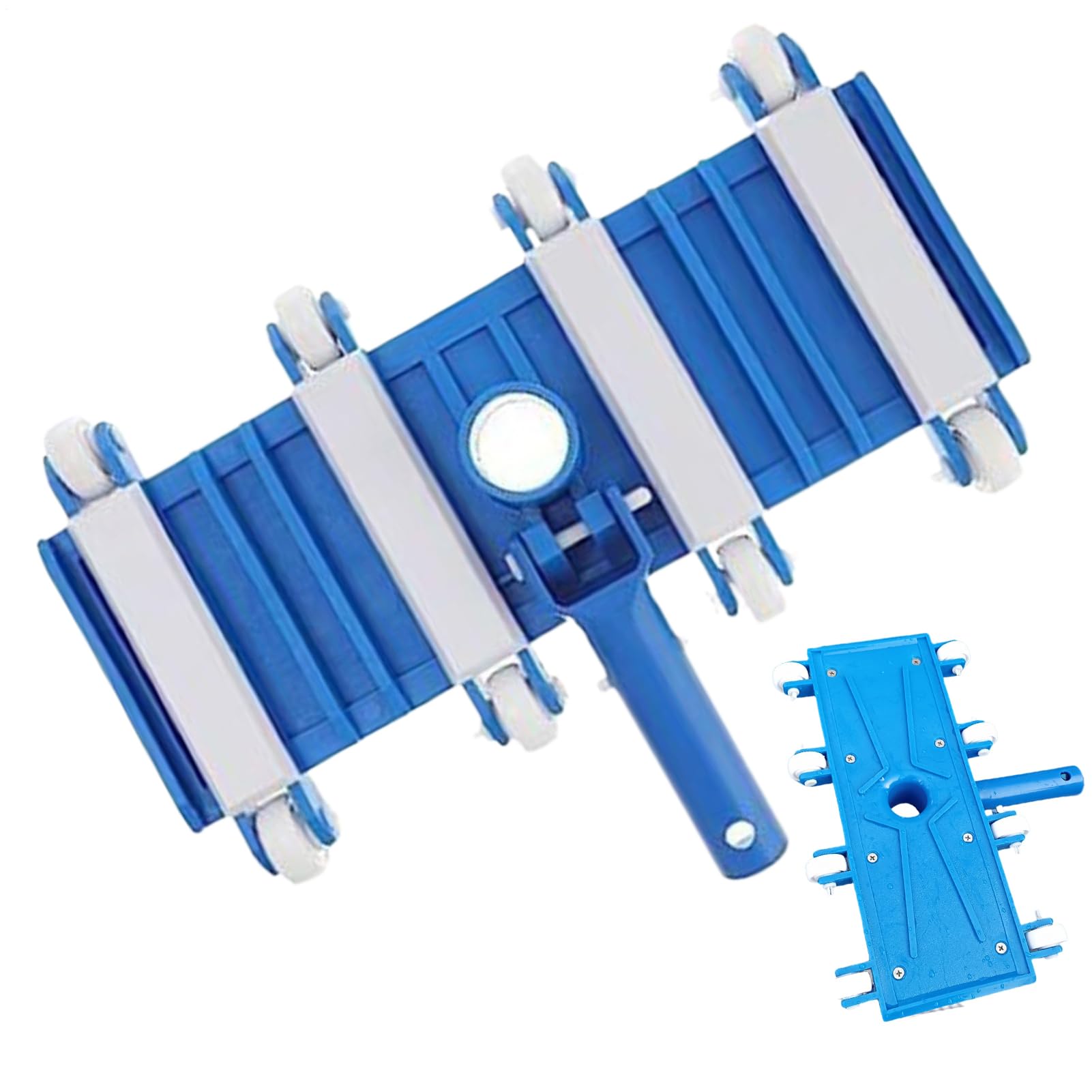 Tête d'aspirateur de piscine 14x7 pouces avec tête pivotante à roues