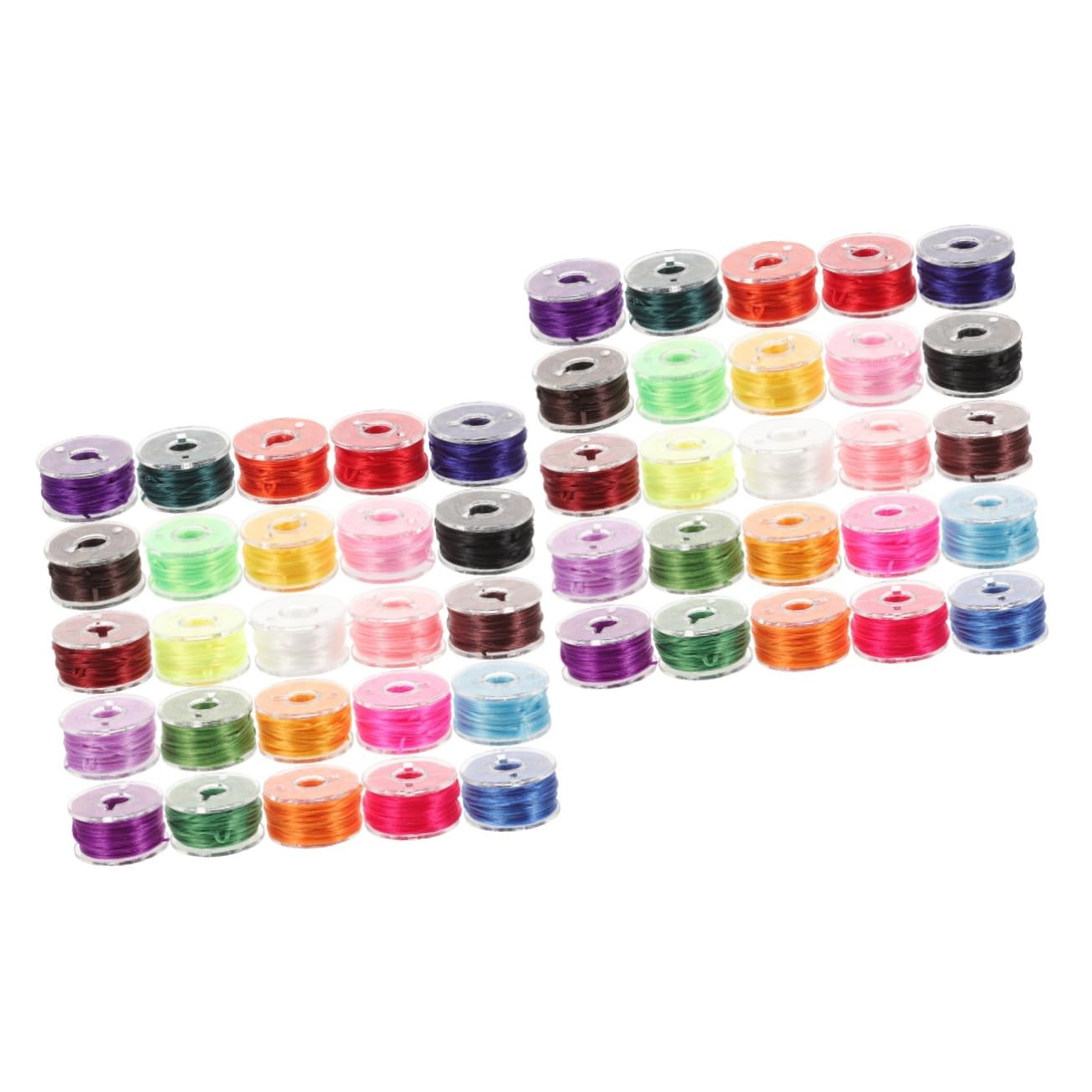 Cordón elástico para pulseras TEHAUX antirotura para enhebrar cuentas de cristal planas