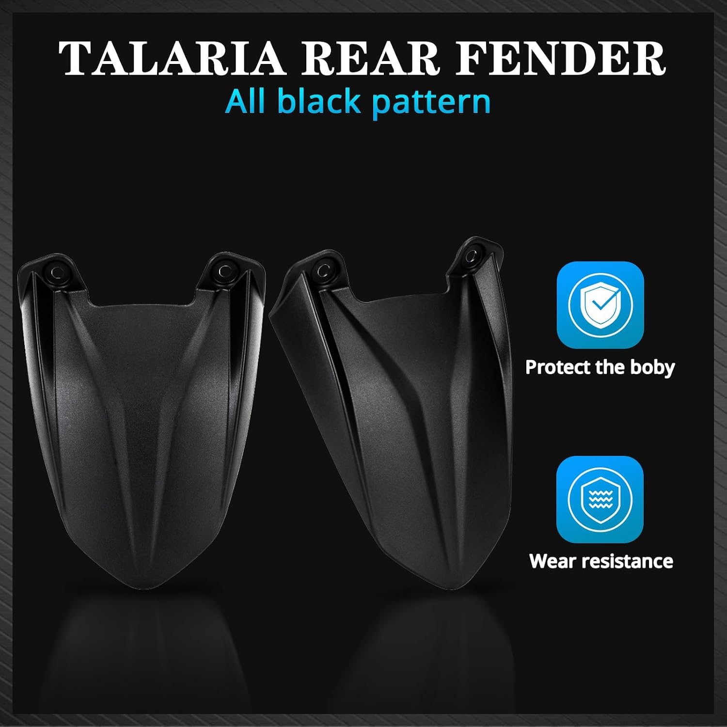 Electric Dirt Bike Front Rear Fender Set for Talaria sting,PP Material Back Mud Guard + Front Mudguard + Rear Shock Fender for Taparia MX3 MX4 MX5-3 PCS Set
