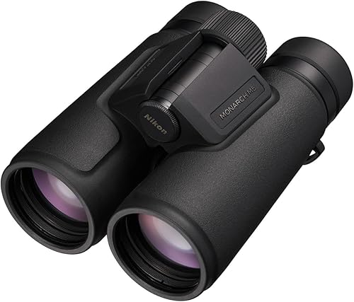 Miniatura 8 de Nikon Monarch - Paquete de binoculares M5 de 8 x 42 pulgadas con bolígrafo de lente Nikon y arnés binocular, binoculares compactos y ligeros para