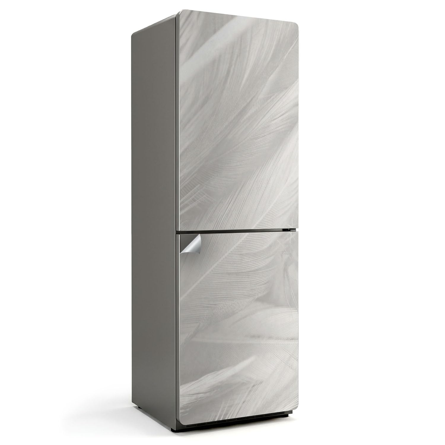 Décalcomanie sticker frigo 60x180 cm pour masquer les rayures et décorer la cuisine