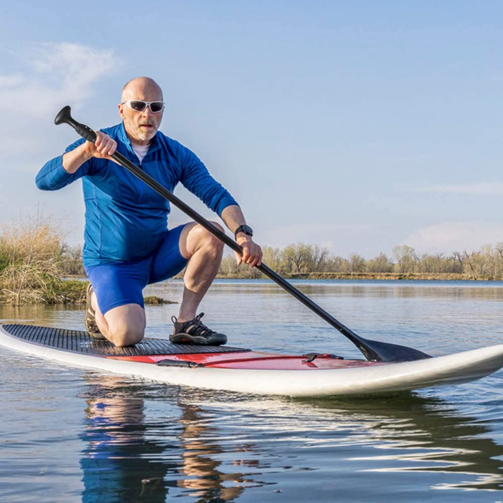 Wiosło do wiosłowania na stojąco deska surfingowa wiosło aluminiowe wałki regulowane pływające wiosło do pływania łodzią kajakarstwo, surfingu,