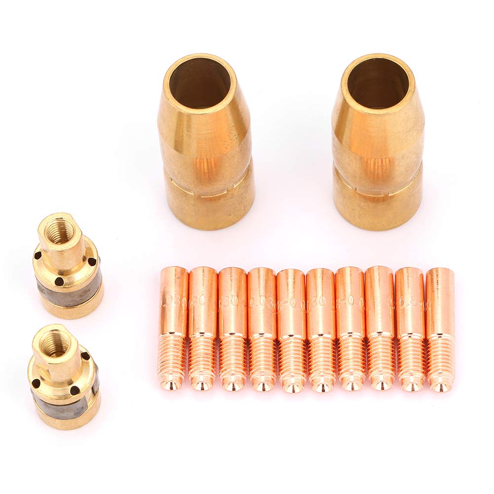 JTLB 10 * 7 * 3 Set simder mig 140 Parts 14Pcs Set Welding Set Nozzle Contact Tip Mig Parts Fit Miller 2pcs169715+2pcs196716-10pcs000067