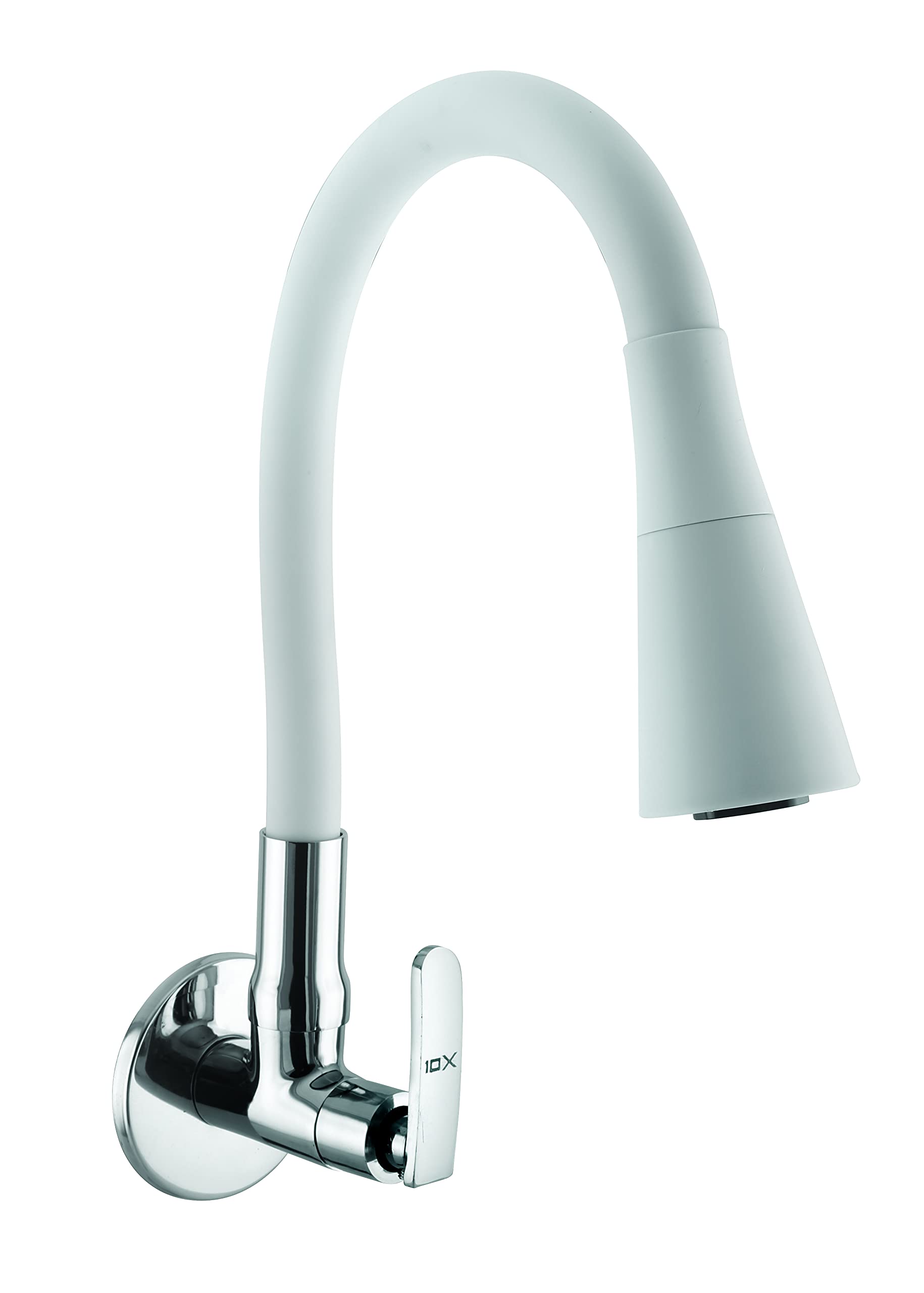 10X Brass Kitchen Sink Tap SCW-9091 Wall Mounted Flexible Silicon Spout (B098BDKDJ8) Amazon Price History, Amazon Price Tracker