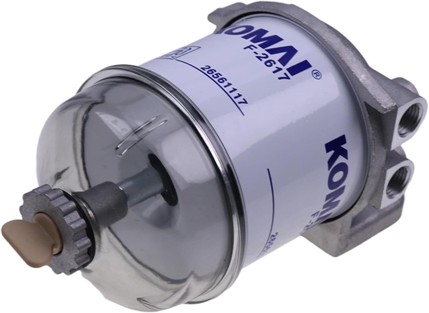 Fuel Filter Assembly 2656615 Compatible for CAV Delphi Perkins 1004-4 1004-40 1004-42 403C-15 403D-11 403D-15 404C-22 404D-15 404D-22 404F-22 Replace P556245 BF825 FF167