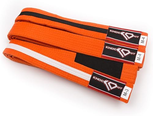 Miniatura 5 de Cinturón brasileño de Jiu Jitsu - Knockout Label Youth BJJ Gi para niños con bandas de clasificación cinturones de artes marciales