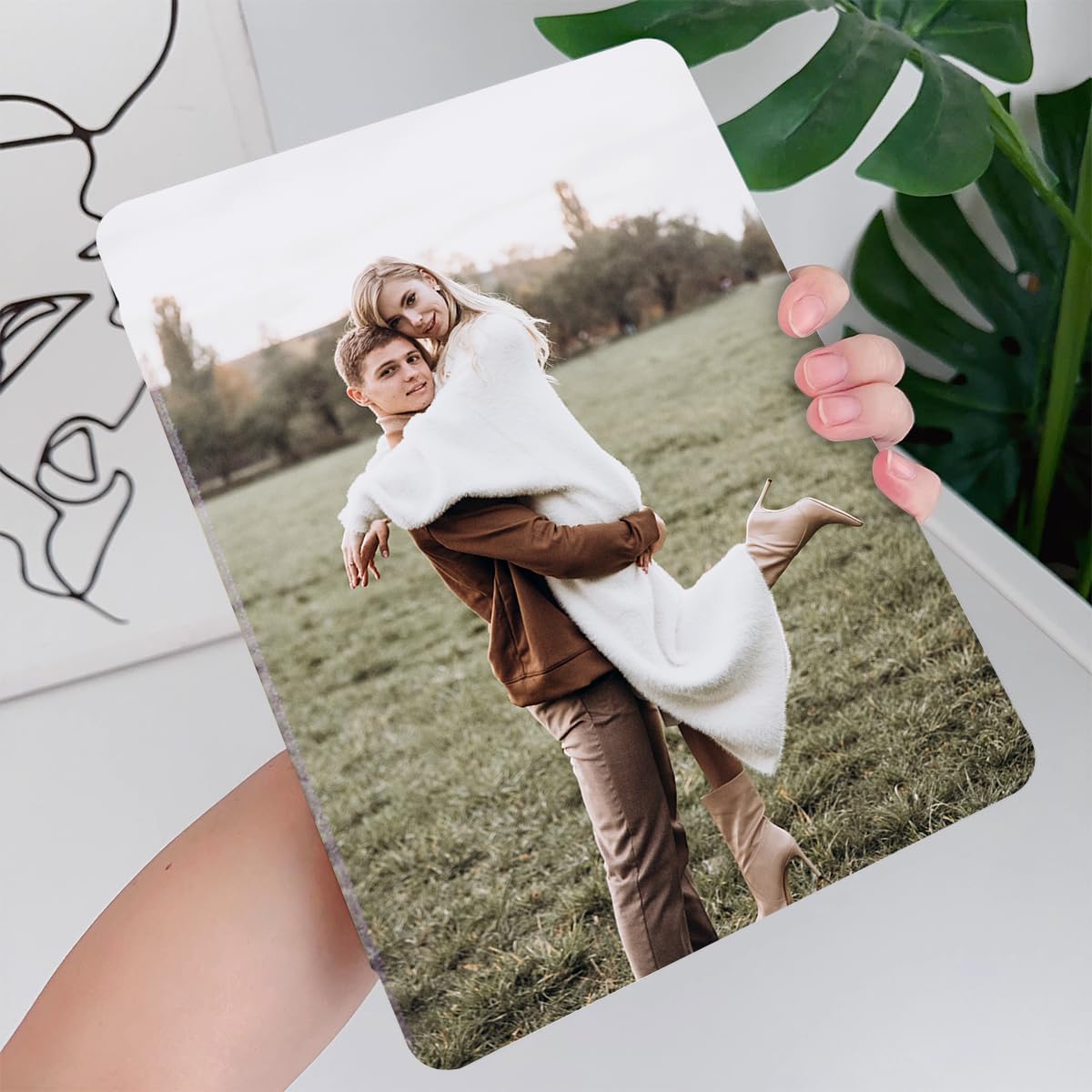 Custom Photo Case for iPad A16 11-inch(2025), Model Code: A3354/A3355/A3356, Microfiber Lining Smart Auto Sleep/Wake iPad Personalized Picture Leather Soft TPU Cover Protective